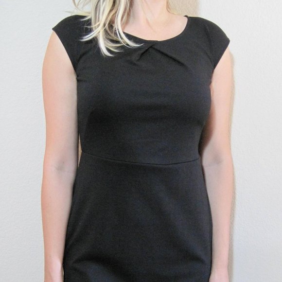 Merona Black Sheath Dress Small Sleeveless Womens Work Career Cocktail Party - Picture 2 of 6